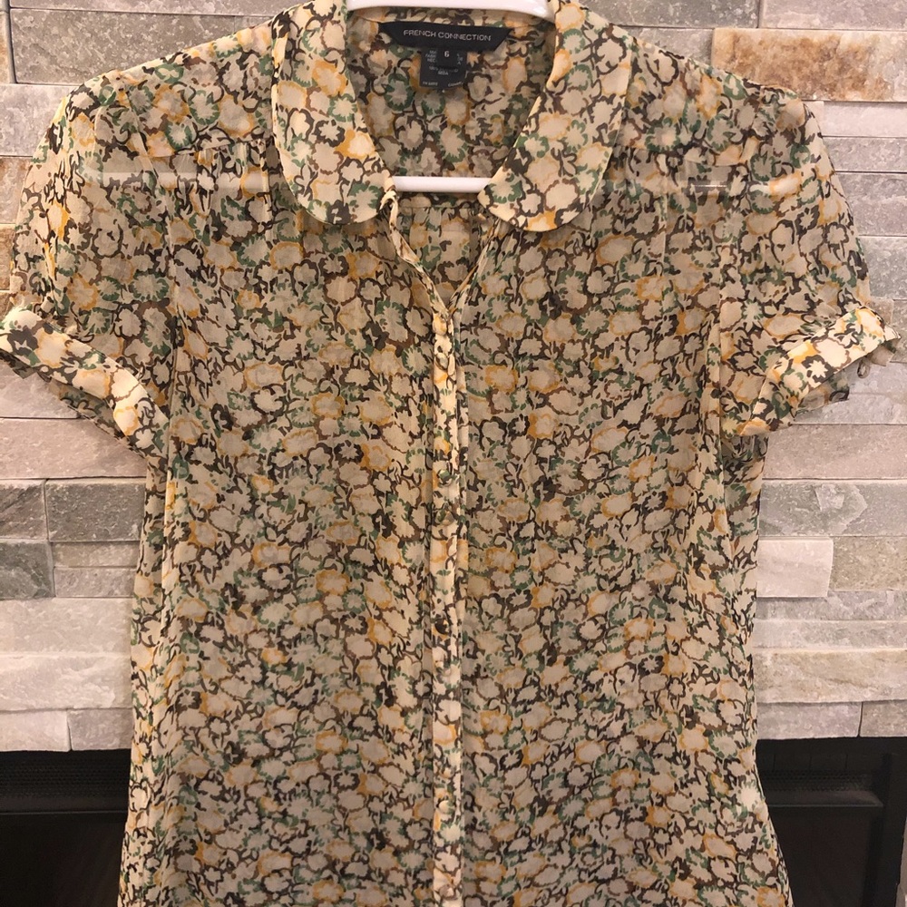 Flower patterned blouse